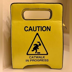 Caution Catwalk in Progress Purse